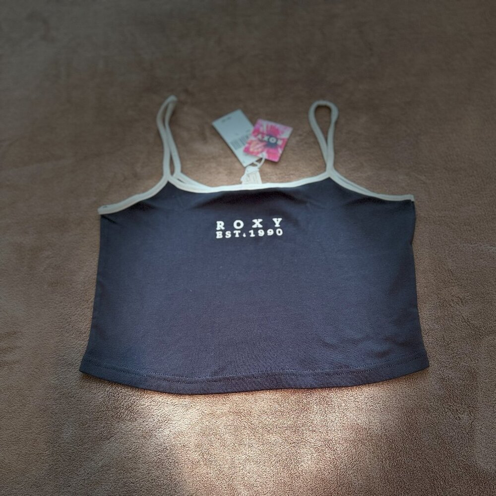 ROXY cotton top **NEW w Tags size L  **& 20% OFF if you buy 4 items I sell !!*